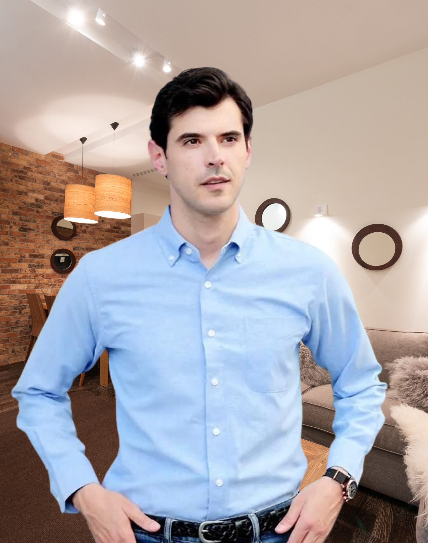 Long Sleeve Lapel Shirt With Zipper, shirt for men fashion, shirt for men new, shirt for men new design, shirt for men for party