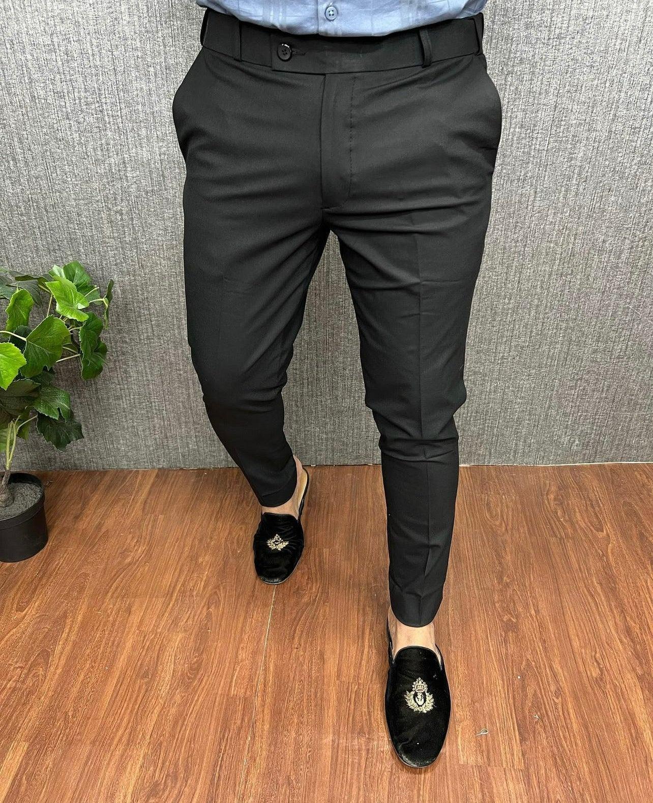 cotton formal pant for men, stylish clothing for men, men clothing online, affordable men's clothing online, trendy clothing men, Men's Strechable Formal Trouser pant