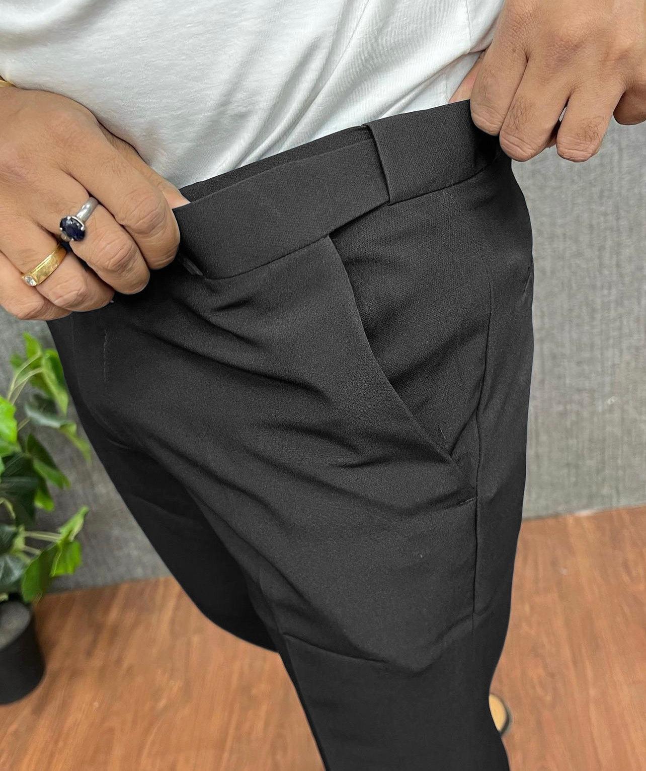 cotton formal pant for men, stylish clothing for men, men clothing online, affordable men's clothing online, trendy clothing men, Men's Strechable Formal Trouser pant
