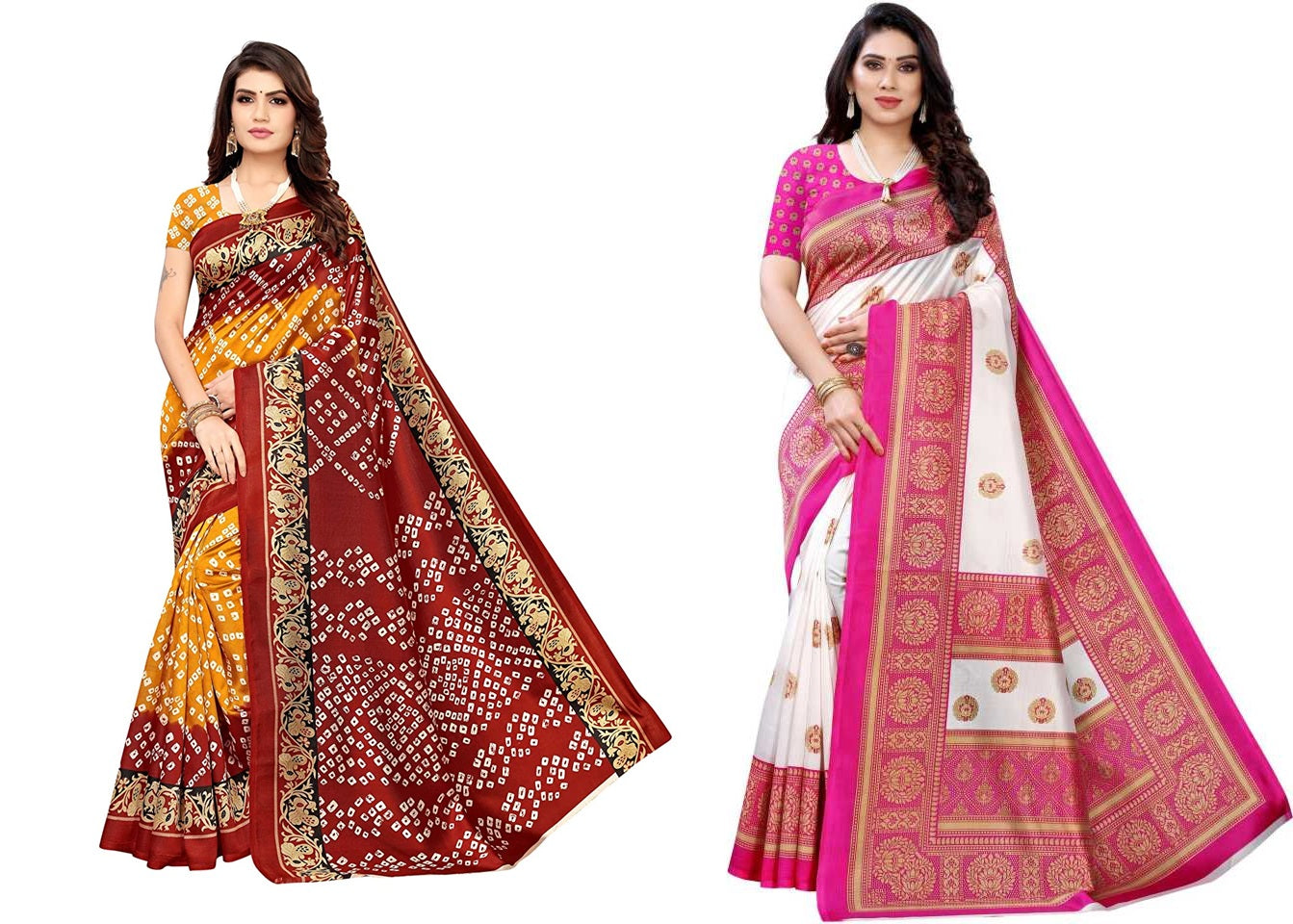  Printed Mysore Silk Saree, Wedding Sarees for women, Party wear saree for women, Wedding Sarees, party wear saree for women for wedding